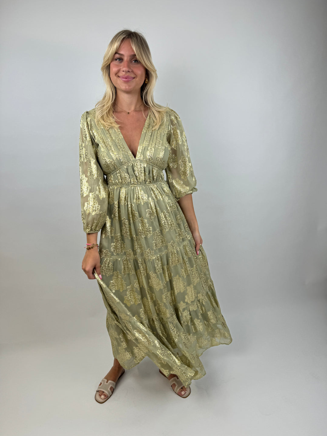 Langes Kleid Golden Summernights