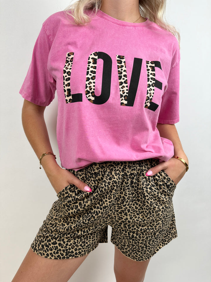 T-Shirt Black Leo Love