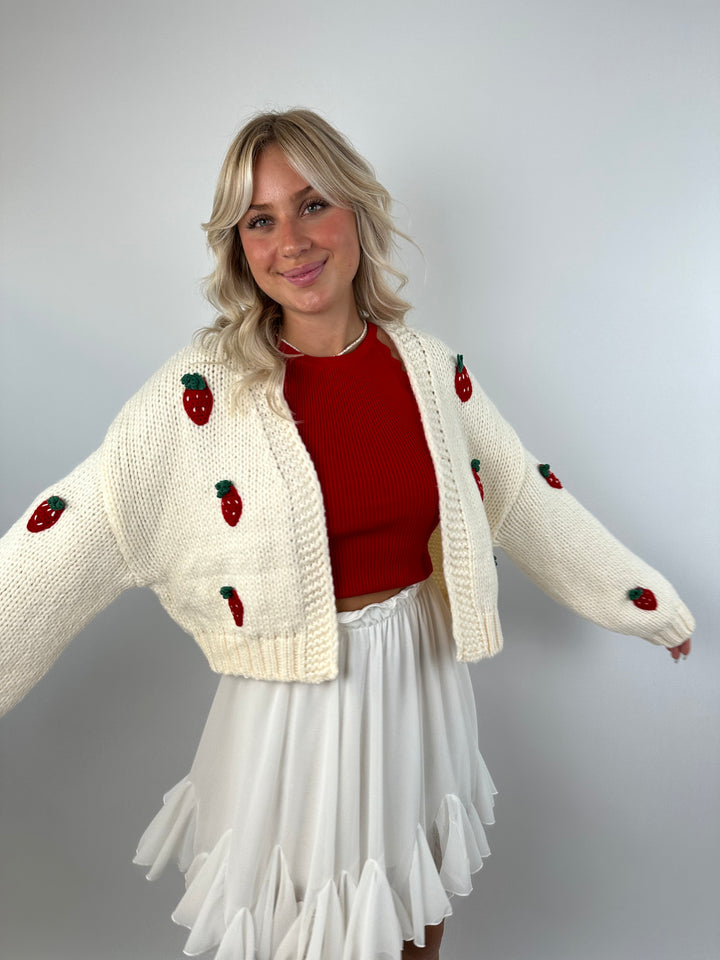 Offener Cardigan Sweet Strawberrys