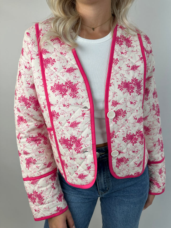 Gesteppte Baumwolljacke Autmn Blooms