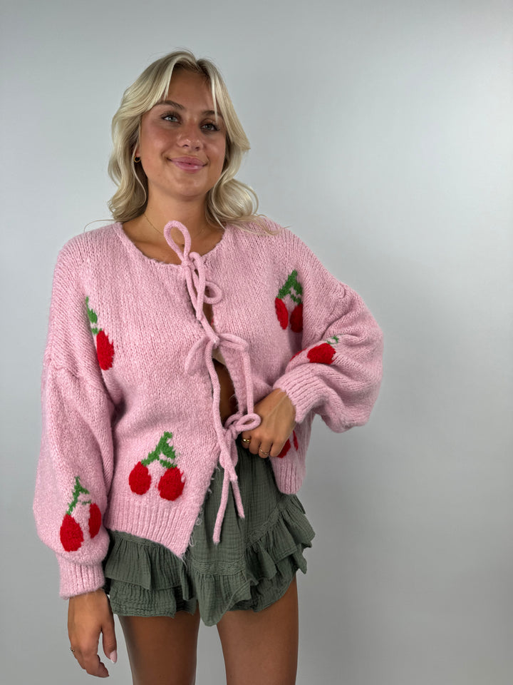 Cardigan mit Schleifen Cute Cherrys