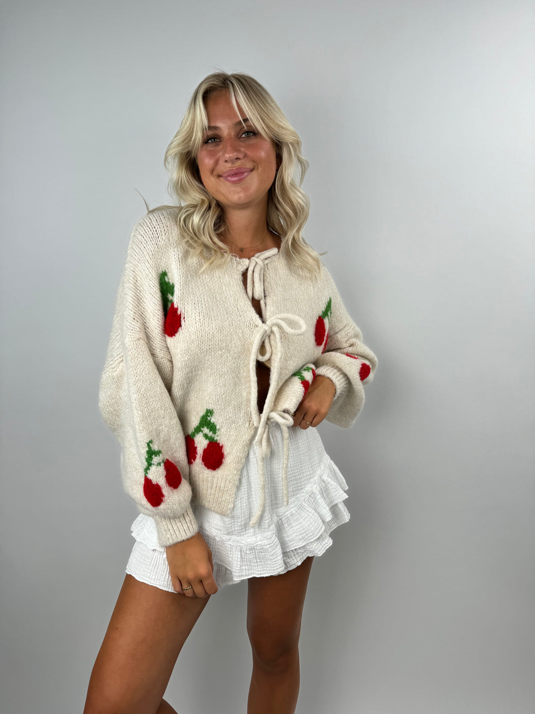 Cardigan mit Schleifen Cute Cherrys