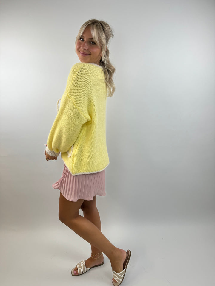 Oversize Cardigan Pretty Pastell