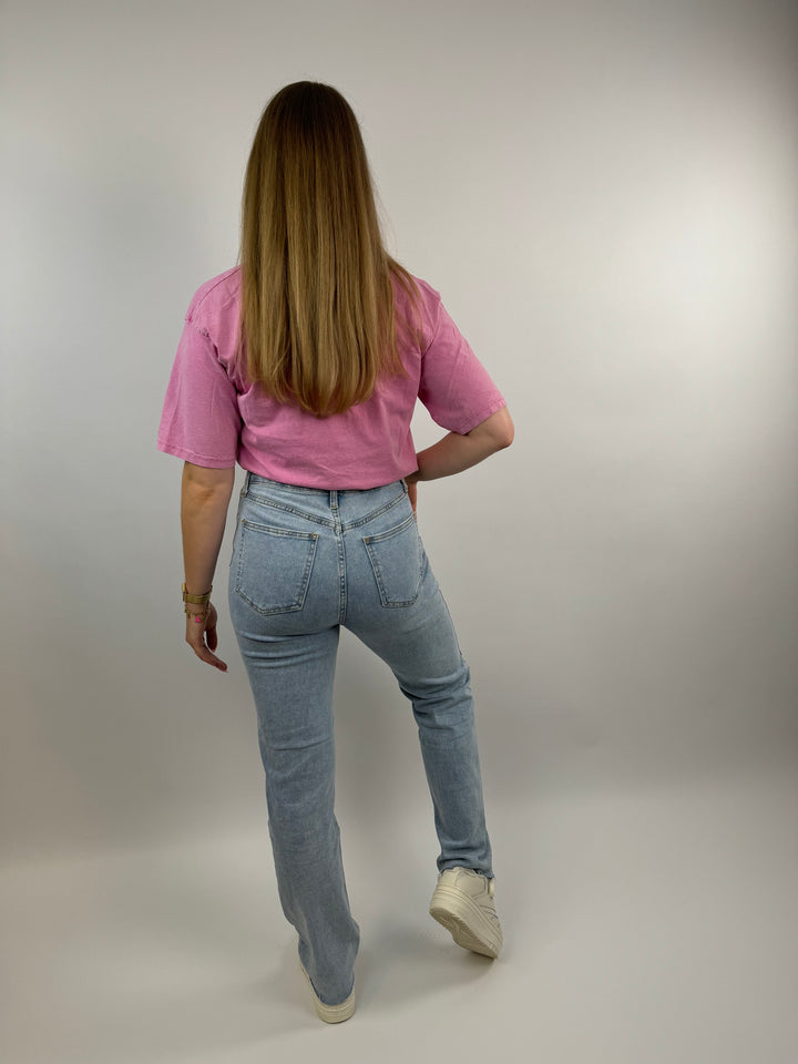 Straight Fit Jeans Beauty Blooms