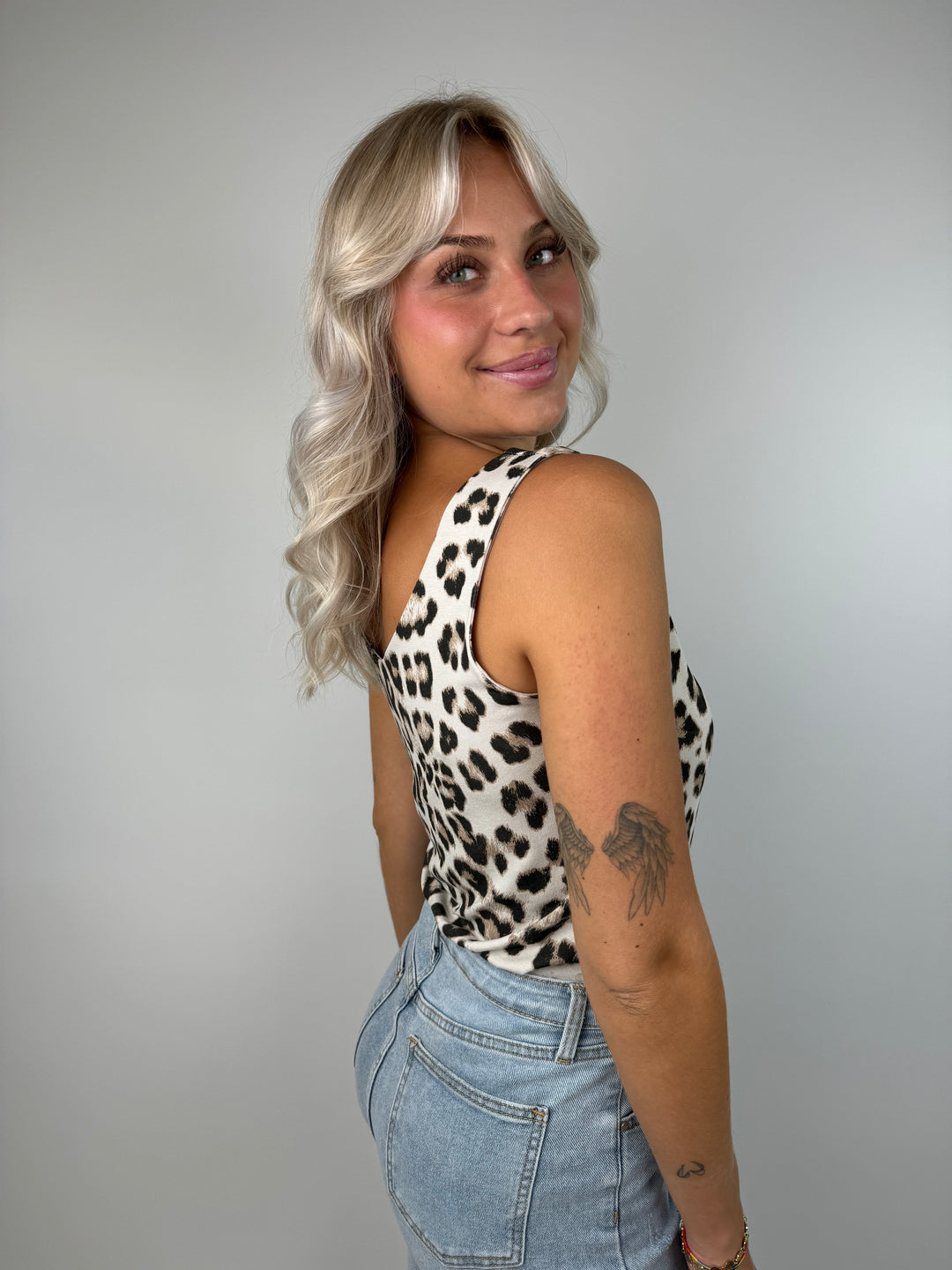 Basictop mit Leoprint Xenia