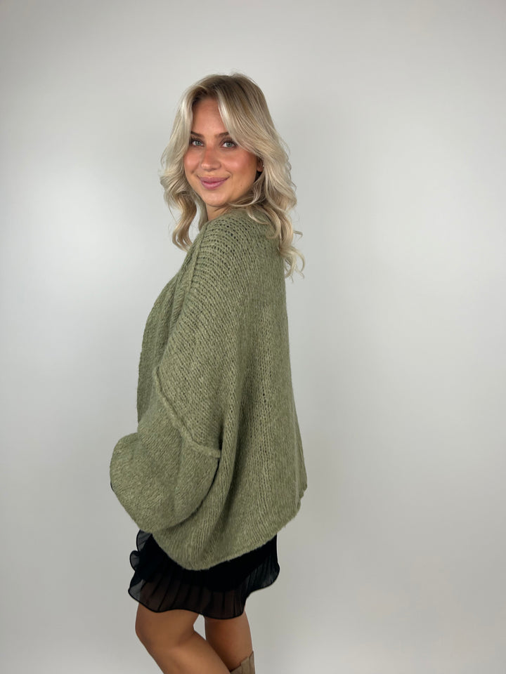 Kurzer Oversize Cardigan Super Cozy