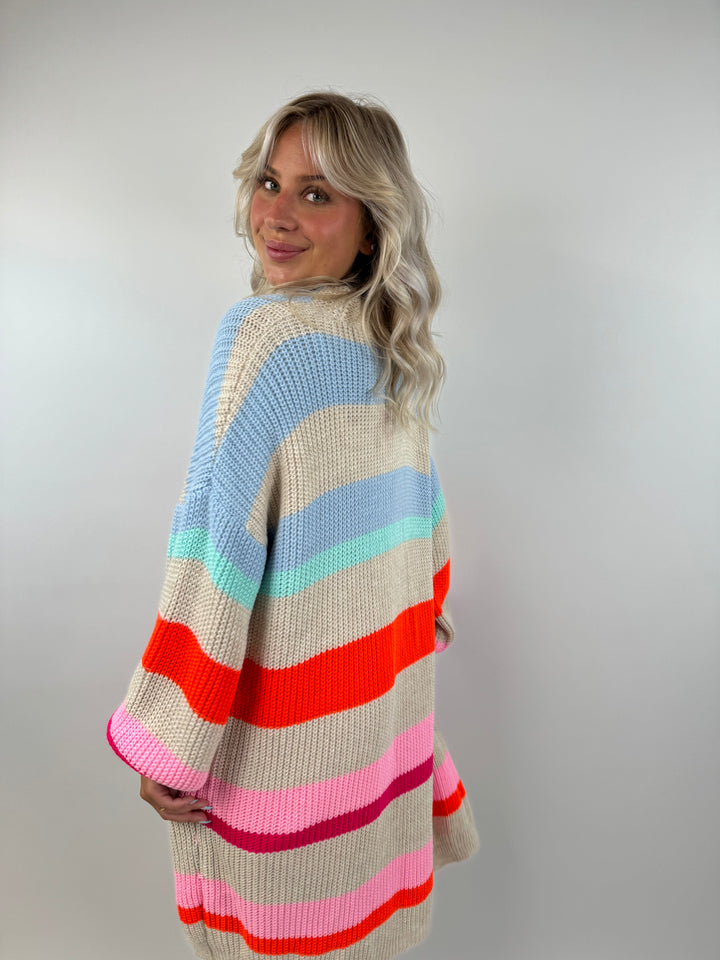 Langer Cardigan Good Vibes