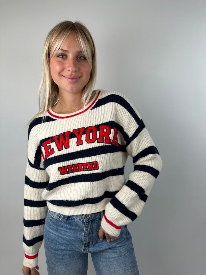 Cropped Pullover New York