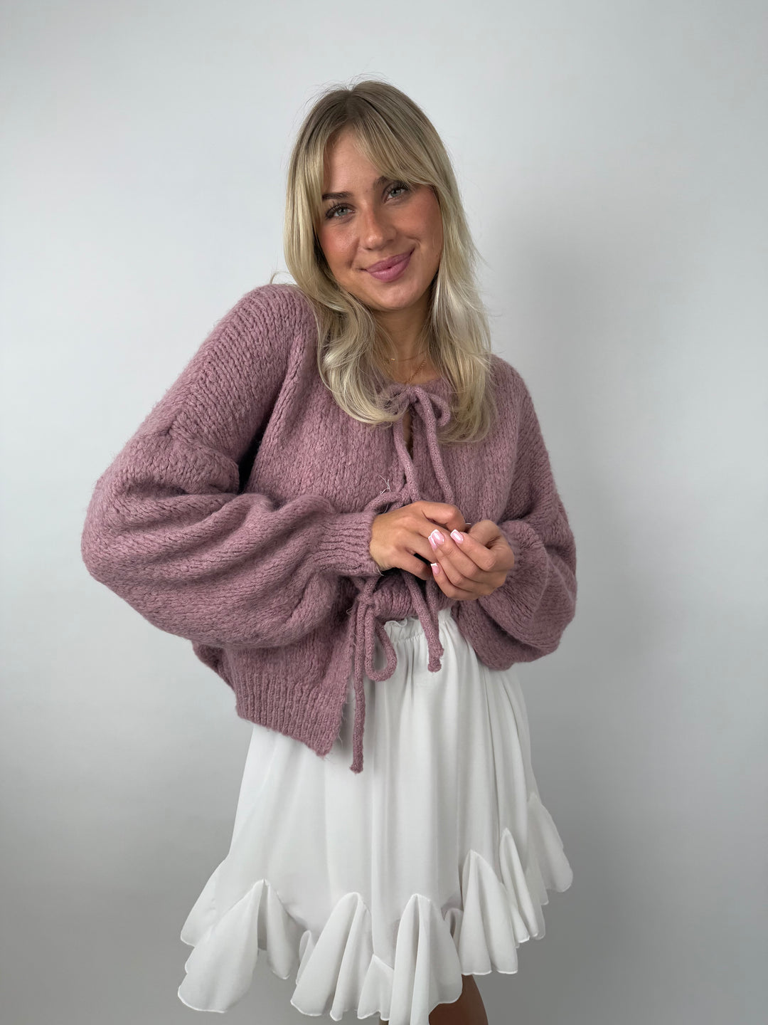 Cardigan mit Schleifen Lilly (langarm)