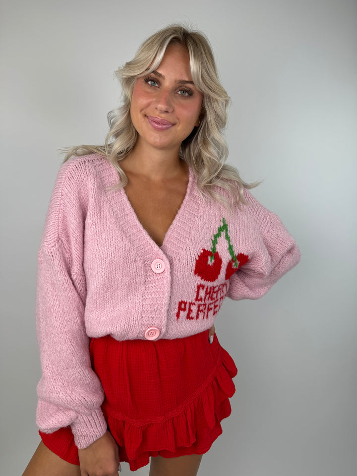 Oversize Cardigan Cherry Perfector