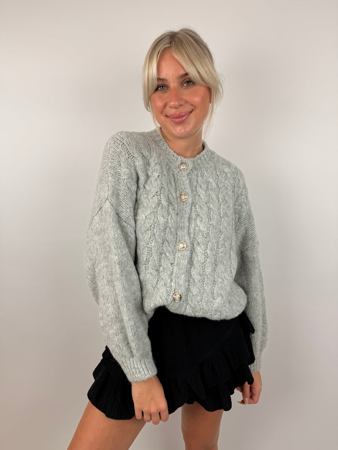 Cardigan mit Zopfmuster Cozy Days