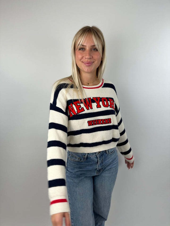 Cropped Pullover New York