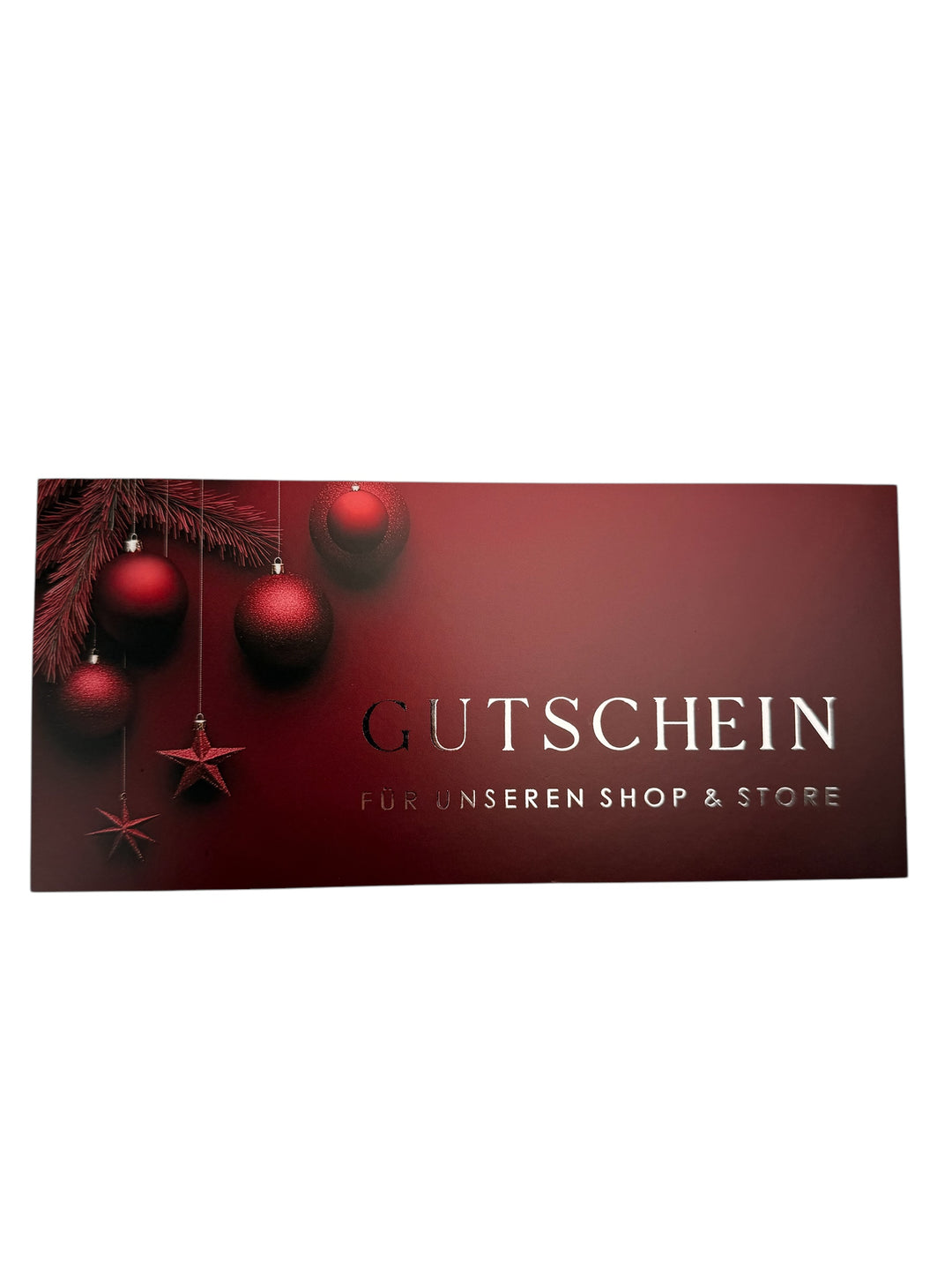 Geschenkgutschein per Post Weihnachten