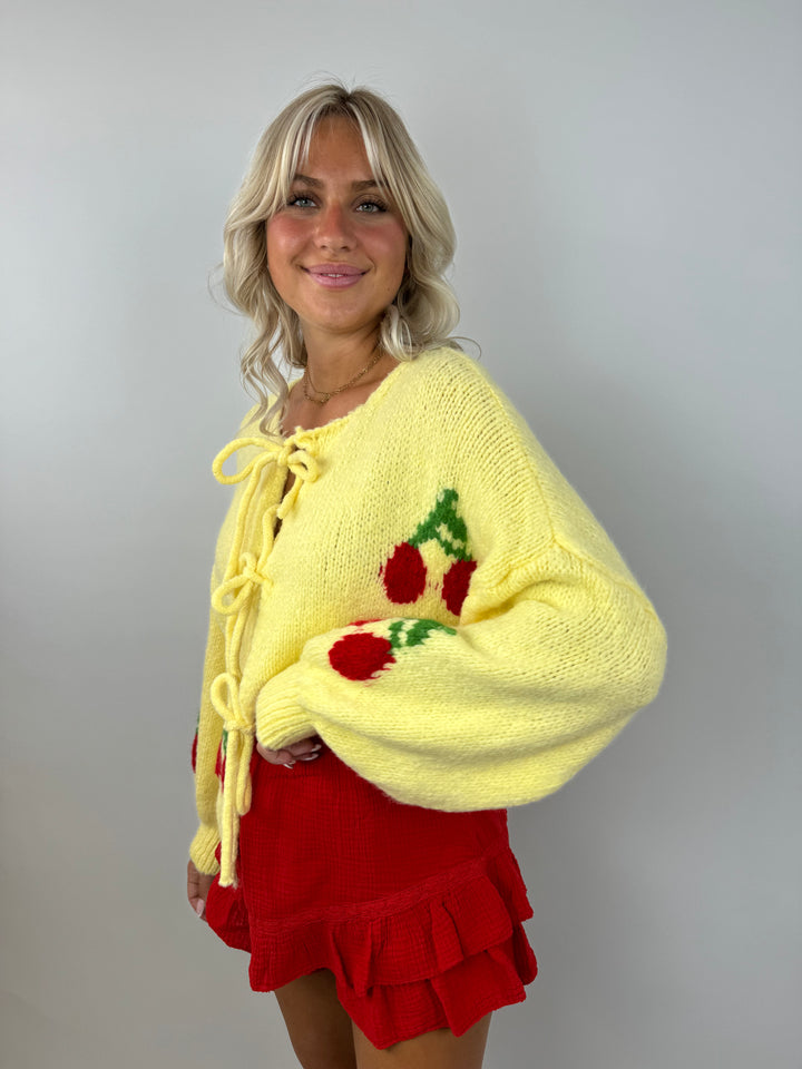 Cardigan mit Schleifen Cute Cherrys