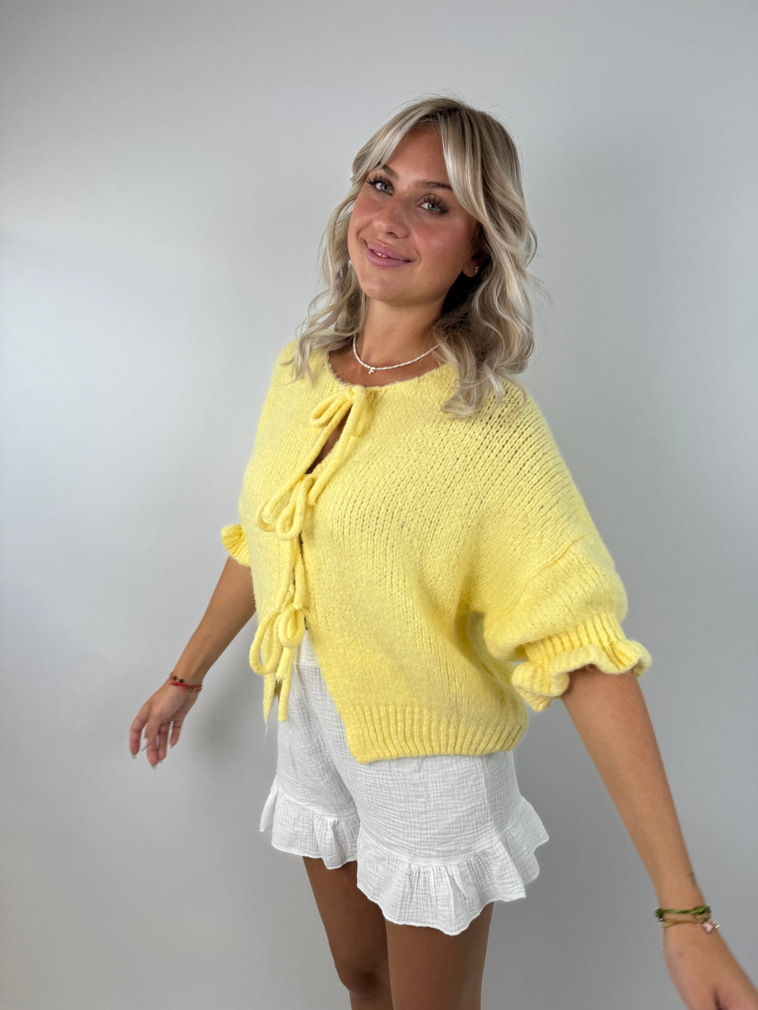 Cardigan mit Schleifen Lilly (3/4-Arm)